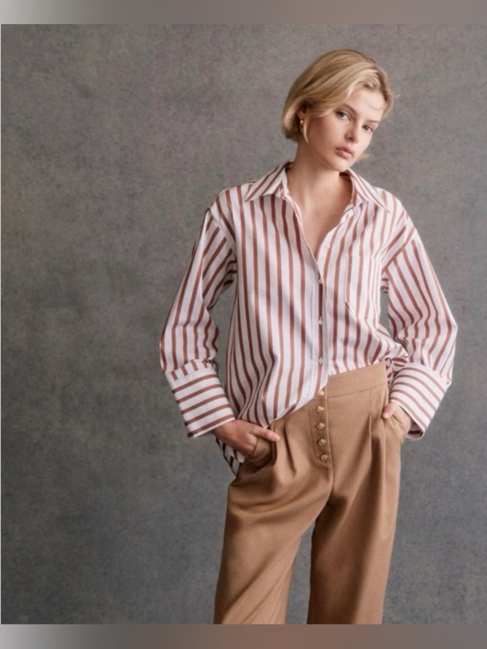 Sezane Bilma Button Up Shirt